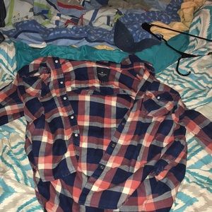 American Eagle button up